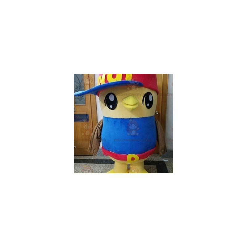 Fantasia de mascote Big Chick Pássaro Amarelo BIGGYMONKEY™ – Fantasia de mascote Big Chick Pássaro Amarelo BIGGYMONKEY™ –