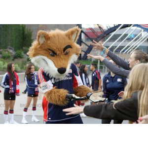 Fox BIGGYMONKEY™ Mascot Costume In Sportswear - Biggymonkey.com