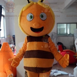 BIGGYMONKEY™ Maya, das berühmte Bienen-Maskottchen-Kostüm -