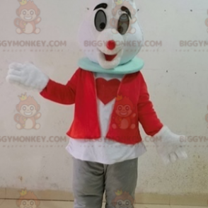 Alice in Wonderland White Rabbit BIGGYMONKEY™ Mascot Costume -