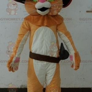 Der gestiefelte Kater BIGGYMONKEY™ Maskottchen-Kostüm mit Hut