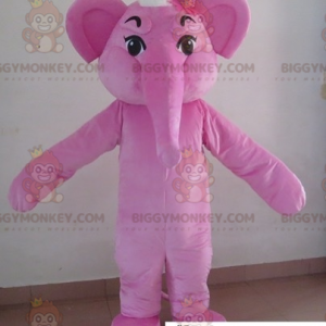 Pink Elephant BIGGYMONKEY™ Mascot Costume. elephant costume -