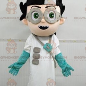 Mad Scientist BIGGYMONKEY™ maskottiasu laboratoriotakilla - Luokittelemattomat maskotit - BIGGYMONKEY_07311 - BiggyMonkey.com