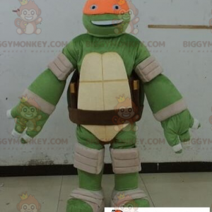 Disfraz de mascota Ninja Turtle BIGGYMONKEY™ con diadema naranja - Mascotas tortuga - BIGGYMONKEY_07327 - BiggyMonkey.com