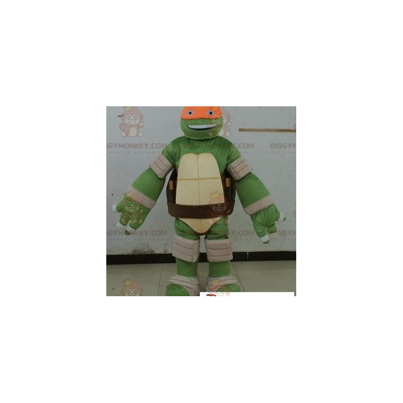 Costume da mascotte della tartaruga ninja BIGGYMONKEY™ con Costume da mascotte della tartaruga ninja BIGGYMONKEY™ con