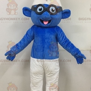 BIGGYMONKEY™ Mascote Óculos Smurf Famoso Personagem Azul –