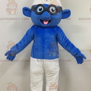 Σχτρομφός BIGGYMONKEY™ στολή μασκότ με γυαλιά διάσημος χαρακτήρας μπλε - Μασκότ διάσημων χαρακτήρων - BiggyMonkey.com