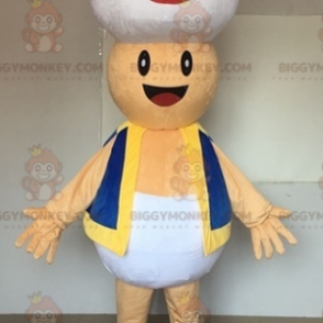 Στολή μασκότ BIGGYMONKEY™ του διάσημου χαρακτήρα Super Mushroom στο Mario - Μασκότ διάσημων χαρακτήρων - BiggyMonkey.com