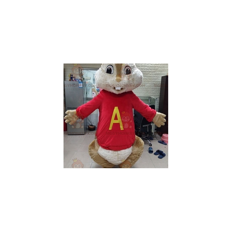 Cartoon Alvin Squirrel BIGGYMONKEY™ Mascot Costume –