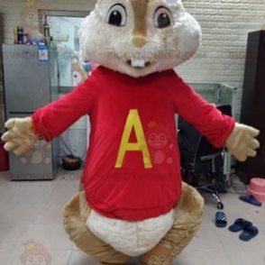 Cartoon Alvin Squirrel BIGGYMONKEY™ Mascot Costume –