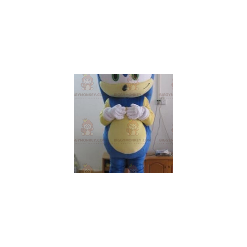 Disfraz de mascota Sonic Blue Hedgehog BIGGYMONKEY™ de