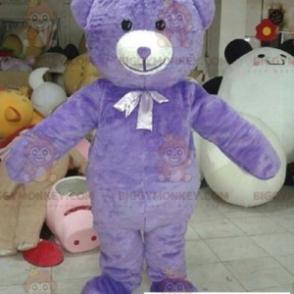 Süßes und gemütliches lila Teddybär BIGGYMONKEY™ Maskottchen-Kostüm - Bärenmaskottchen - BIGGYMONKEY_07347 - BiggyMonkey.com