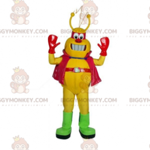 Muy divertido disfraz de mascota robot amarillo y rojo BIGGYMONKEY™ - Mascotas humanas - BIGGYMONKEY_07349 - BiggyMonkey.com