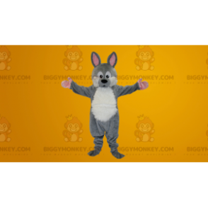 Grå og hvid kanin BIGGYMONKEY™ maskotkostume - Biggymonkey.com