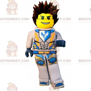 Costume de mascotte BIGGYMONKEY™ de Lego en tenue de