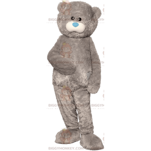 Me to you Famoso disfraz de mascota BIGGYMONKEY™ Grey Teddy -