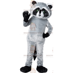 Gigantische zwart-grijze en witte wasbeer BIGGYMONKEY™