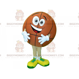 Disfraz de Mascota BIGGYMONKEY™ de Baloncesto Redondo Sonriente