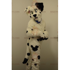 BIGGYMONKEY™ Costume da mascotte dalmata cane bianco e nero -
