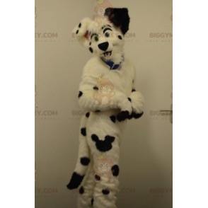 BIGGYMONKEY™ Costume da mascotte dalmata cane bianco e nero -