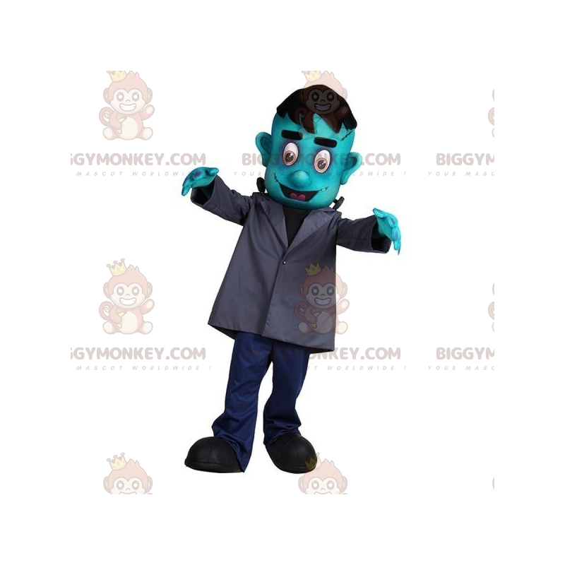 Frankenstein Monster BIGGYMONKEY™ maskottiasu Zombie Frankenstein Monster BIGGYMONKEY™ maskottiasu Zombie