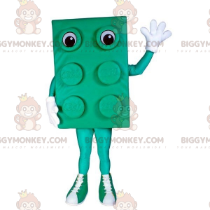Berömda gröna legobitar BIGGYMONKEY™ Mascot-kostymbyggsats -