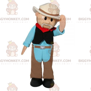 Western Charakter Farmer Sheriff BIGGYMONKEY™ Maskottchen
