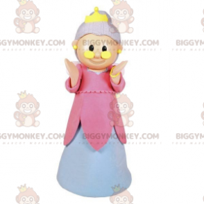 Fairy BIGGYMONKEY™ maskot kostume. BIGGYMONKEY™ Old Lady maskotkostume med vinger - Fairy Mascots - BiggyMonkey.com
