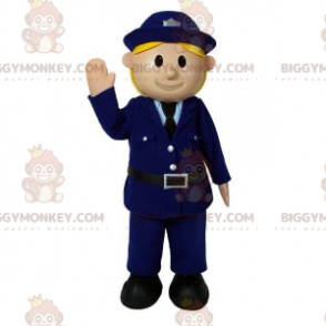 Costume da mascotte da poliziotta BIGGYMONKEY™ in uniforme.