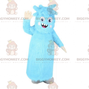 Kostým maskota Furry Blue Monster BIGGYMONKEY™. Celý chlupatý modrý oblek - Monster maskoti - BiggyMonkey.com