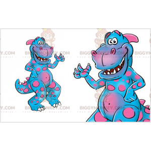 Sjovt og farverigt pink og blå dinosaur BIGGYMONKEY™