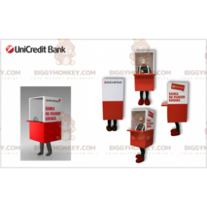 Στολή μασκότ BIGGYMONKEY™ Bank Teller. Στολή Wicket - Μασκότ αντικειμένων - BIGGYMONKEY_07477 - BiggyMonkey.com