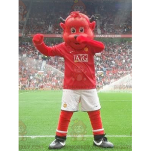 Κοστούμι μασκότ Red Bear BIGGYMONKEY™ σε αθλητικά ρούχα - Μασκότ αρκούδας - BIGGYMONKEY_0898 - BiggyMonkey.com