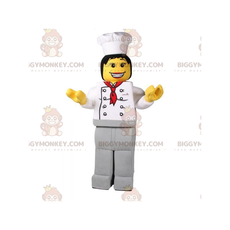 Lego BIGGYMONKEY™ Mascot Costume Chef Outfit - Biggymonkey.com