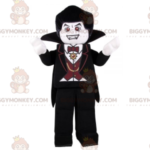 Costume de mascotte BIGGYMONKEY™ de Lego de vampire avec un