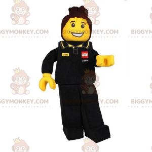 Costume de mascotte BIGGYMONKEY™ de Lego en tenue d'ouvrier de