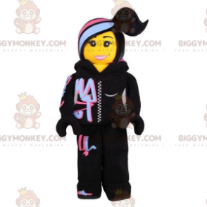 Traje de mascote Lego BIGGYMONKEY™ de mulher com roupa de hip-hop - Mascotes pessoas famosas - BiggyMonkey.com