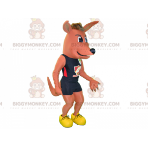 BIGGYMONKEY™ Costume da mascotte Cane rosa con maglietta