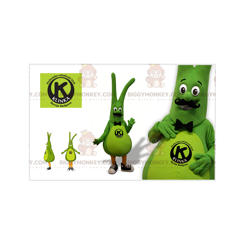 Costume de mascotte BIGGYMONKEY™ de bonhomme vert de légume