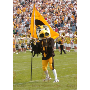 Yellow White and Black Bird BIGGYMONKEY™ Mascot Costume –