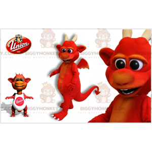 BIGGYMONKEY™ Μασκότ Κοστούμι Red Imp Devil με Κέρατα - Ανθρώπινες Μασκότ - BIGGYMONKEY_07575 - BiggyMonkey.com