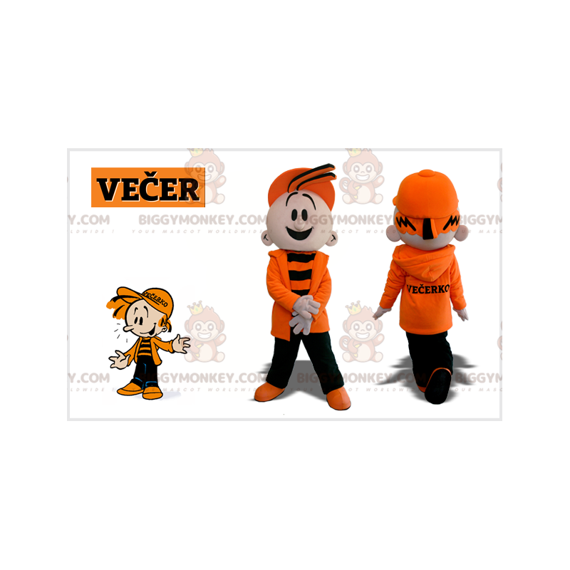 Costume da mascotte BIGGYMONKEY™ per bambino vestito di Costume da mascotte BIGGYMONKEY™ per bambino vestito di