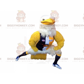 Yellow and White Eagle BIGGYMONKEY™ Mascot Costume With