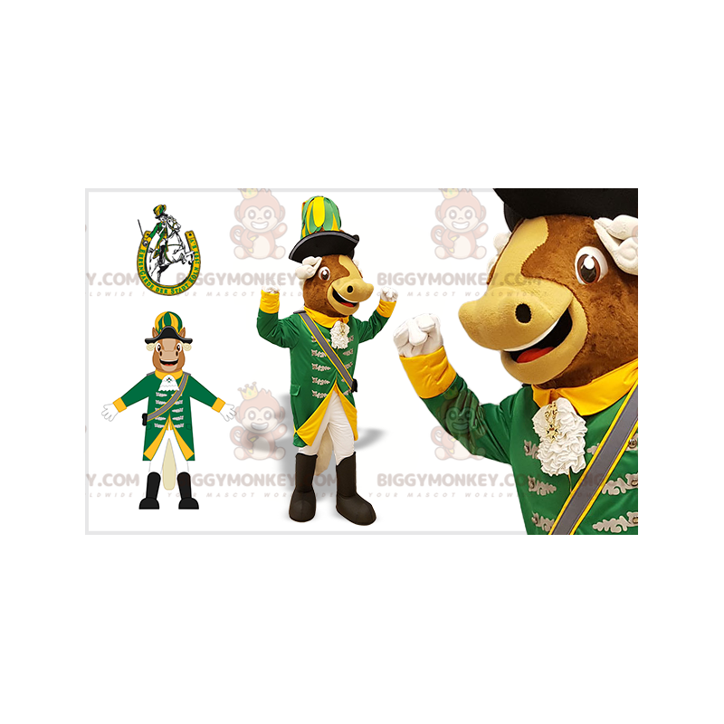 Costume da mascotte da mucca BIGGYMONKEY™ in abito Costume da mascotte da mucca BIGGYMONKEY™ in abito