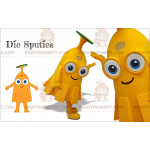 Orange Man Sputies BIGGYMONKEY™ Mascot Costume. Sizes L (175-180CM)