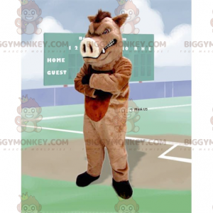 Wildschwein Eber BIGGYMONKEY™ Maskottchen Kostüm -