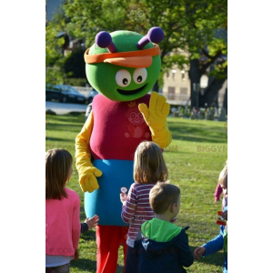 Tuhannen pastan värikäs hyönteinen BIGGYMONKEY™ maskottiasu.