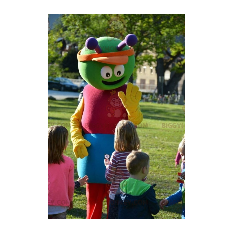 Duizend Pasta Kleurrijk Insect BIGGYMONKEY™ Mascottekostuum. Duizend Pasta Kleurrijk Insect BIGGYMONKEY™ Mascottekostuum.