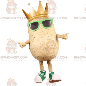 Costume da mascotte BIGGYMONKEY™ di patate giganti con occhiali