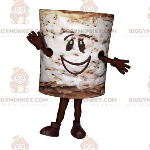 Chocoladegraan BIGGYMONKEY™ mascottekostuum. BIGGYMONKEY™